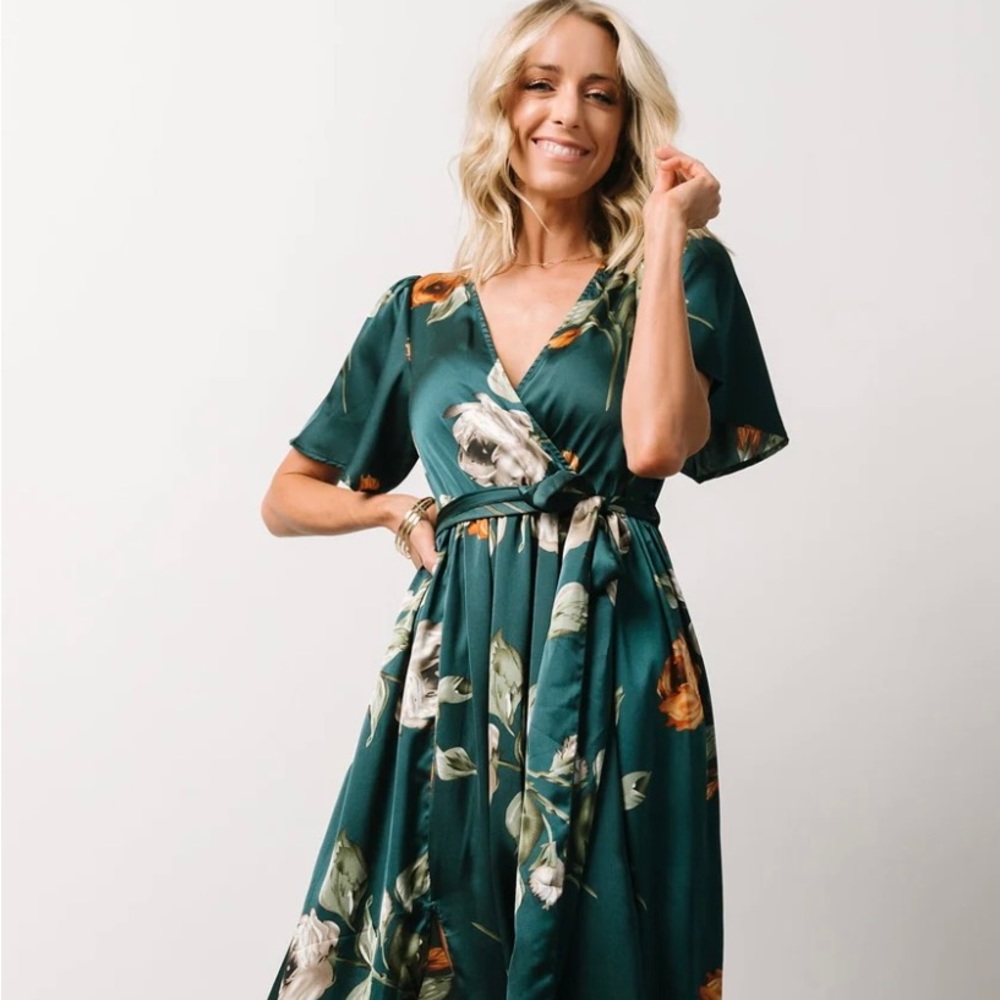 Baltic Born Sicily Satin Maxi Dress